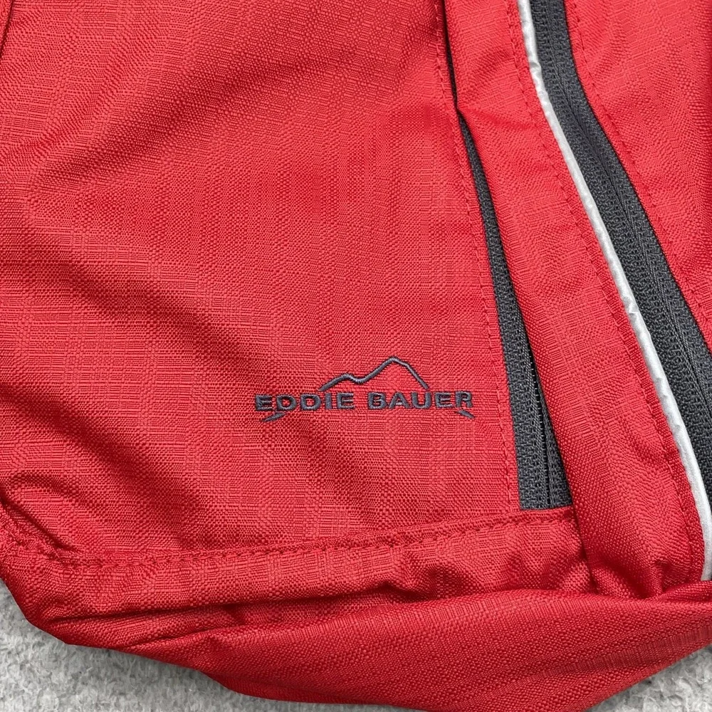 Eddie Bauer Sling Backpack Medium Red Hiking Camping Travel Workwear Gorpcore‎